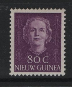 Netherlands New Guinea  #18 MNH  1950  Juliana 80c