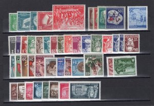 GERMANY DDR DEMOCRATIC REPUBLIC 1949-1955 GREAT SELECTION BETTER MNH/MH MATERIAL