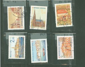 Croatia #261-6 Used Single (Complete Set)