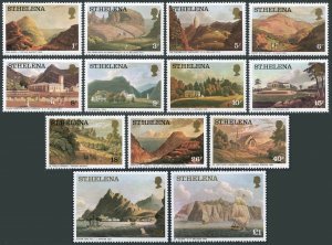 St Helena 298-310, MNH. Michel 285-297. Views, Mounts, Houses, Bays, Ships, 1976