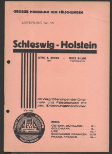 Doyle's_Stamps: Schleswig-Holstein (German State) Stamps, Stiedl/Billig
