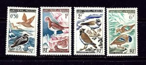 St Pierre and Miquelon 362-65 MNH 1963 Birds