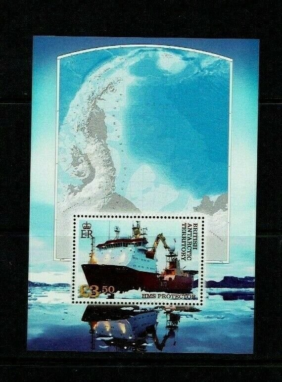 British Antarctic Territory: 2012 HMS Protect, Ice Patrol Ship, M/Sheet