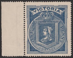 VICTORIA 1897 QV Hospital Charity 1d blue MNH **.