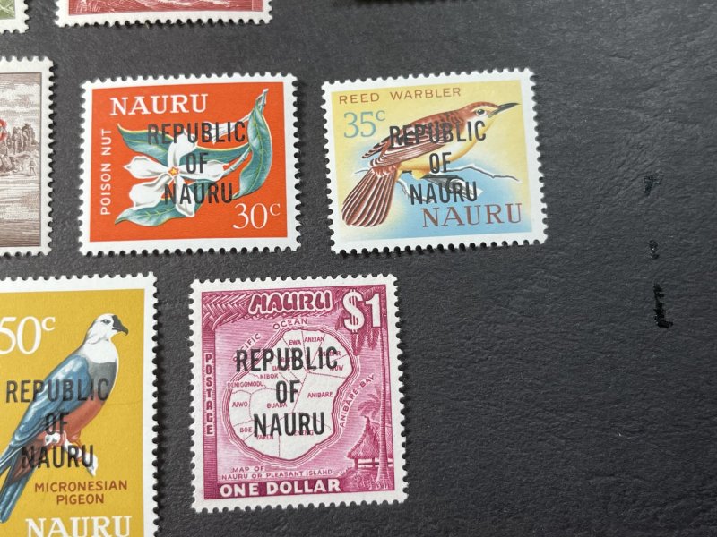 NAURU # 72-85-MINT/HINGED-----COMPLETE SET------1968