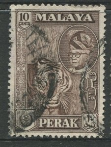 STAMP STATION PERTH Perak #132 Sultan Yussuf Izuddin Shah Used 1957-61