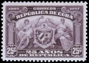 Cuba Scott 283 (1927) Mint H VF, CV $18.50 B