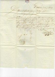 2 STAMPLESS COVERS CA 1850s