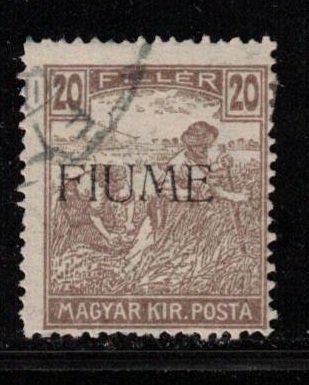 FIUME Scott # 9 Used - WWI Occupation