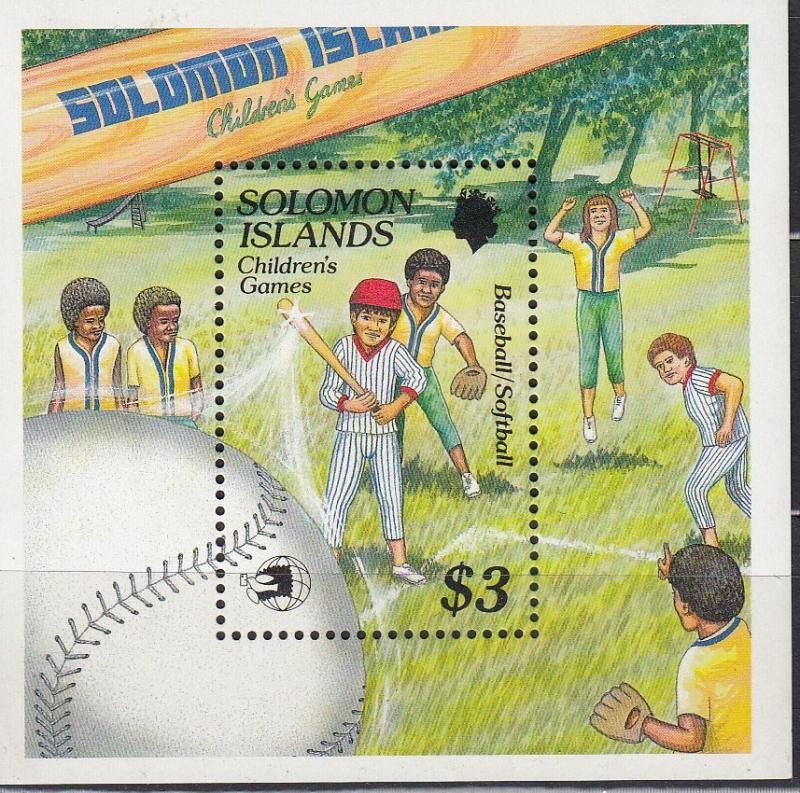 Solomon Islands - 1989 Children's games Sc# 652 - MNH (2066)
