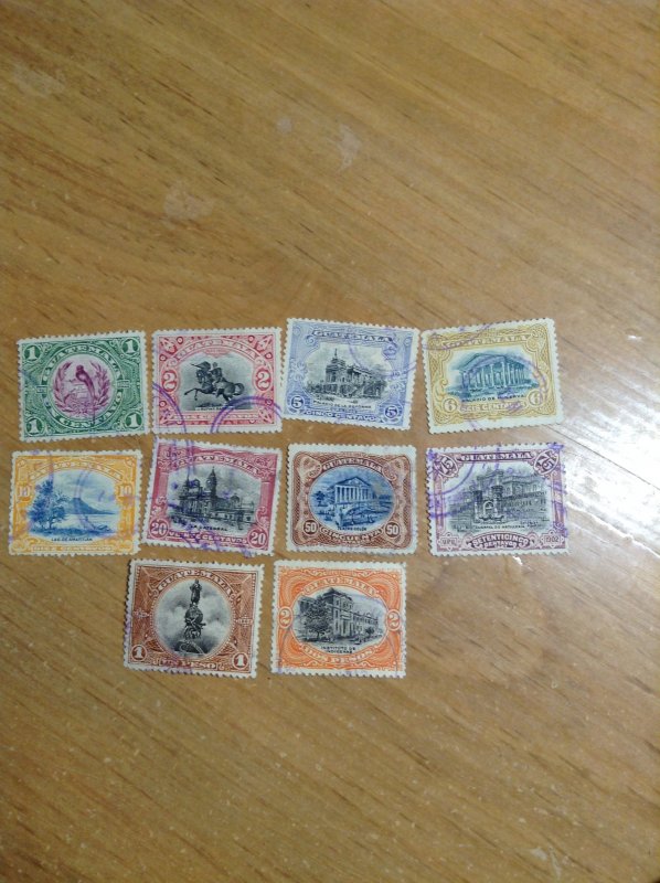 Guatemala  # 114-123  Used