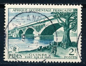 French West Africa #66 Single Used