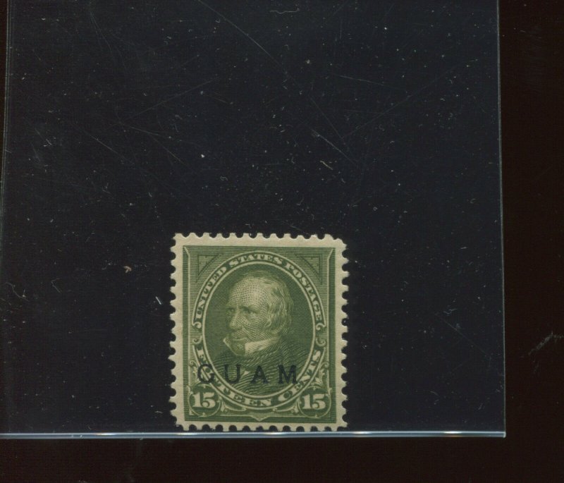 Guam Scott 10 Overprint Mint Stamp (Stock Guam 10-2)