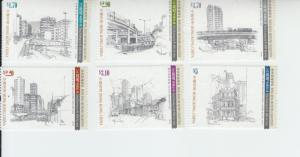 2016 Hong Kong Kong Kai-ming Pencil Drawings Museum Collections Scott 1821-6 MNH