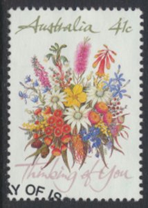 Australia SG 1230 SC# 1164 Greetings Flowers 1990 Used see detail / scan