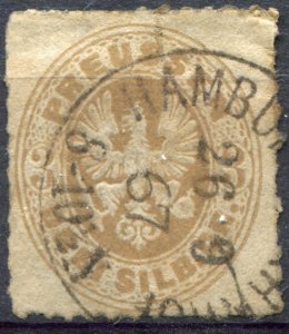 Prussia  Sc# 20 used  nice cancel