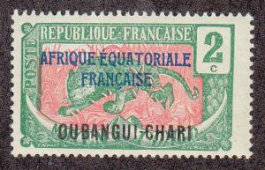 Ubangi Shari Stamps of 1922 Ovpt (Scott #42) MNH  