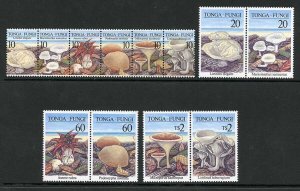 Tonga SG1409/20 Set of 12 Fungi U/M  Cat 27.50 pounds