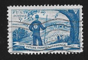 SC# 1024 - (3c) - 25th Anniv. Future Farmers, used