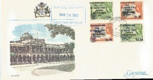 Guyana Independence FDC 1983