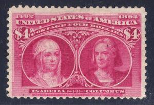 U.S. 244 Mint FVF SCV$2,100.00 (244-13)