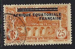French Equatorial Africa 18 VFU Z6068