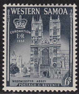 Western Samoa 215 Coronation Issue 1953