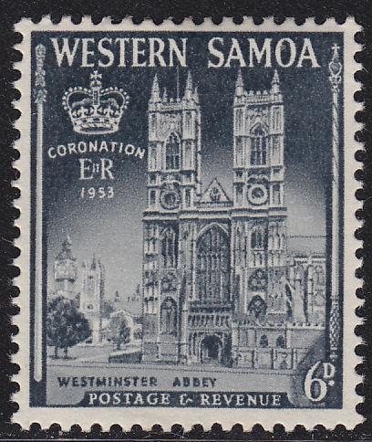 Western Samoa 215 Coronation Issue 1953