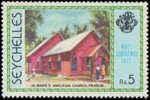 Seychelles #405-408, Complete Set(4), 1977, Religion, Never Hinged