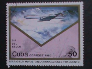 ​CUBA-VERY OLD CUBA-SPACE PROGRAMS STAMPS USED- VF WE SHIP TO WORLD WIDE.