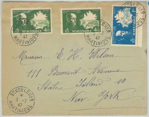 45069 MARTINIQUE - POSTAL HISTORY: COVER from SCHDELCHER to USA 1947-