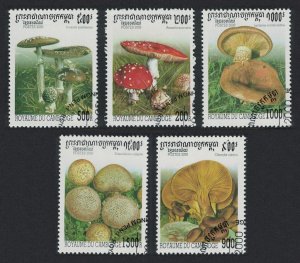 Cambodia Fungi 5v 2000 CTO SG#2001-2005