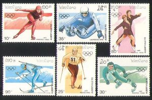 Laos 1990 MNH Stamps Scott 966-971 Sport Olympic Games Skiing