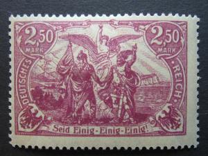 germany   scott #114a f-vf mint hinged