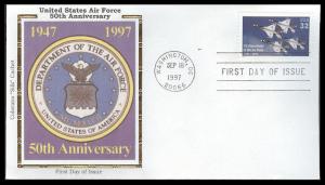 #3167 US Air Force Silk FDC
