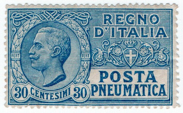 (I.B) Italy Postal : Posta Pneumatica 30c