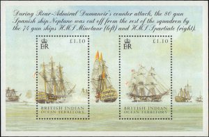 British Indian Ocean Territory #303, Complete Set, Souvenir Sheet Only, 2005,...