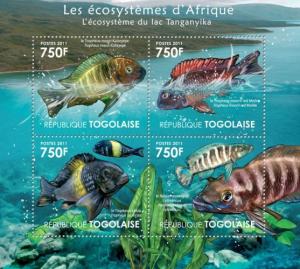 TOGO 2011 SHEET THE ECOSYSTEMS OF AFRICA WILDLIFE tg11412a