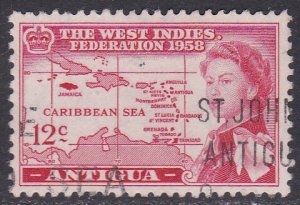 Antigua Sc #124 Used