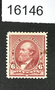 MOMEN: US STAMPS # 224 MINT OG H $50 LOT #16146