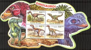 Guinea Bissau 2011 Dinosaurs Sheet MNH