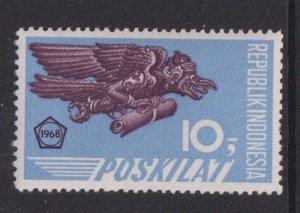 Indonesia  #E3  MNH 1968  Garuda 10r  inscribed 1968