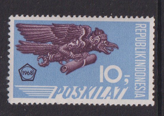 Indonesia  #E3  MNH 1968  Garuda 10r  inscribed 1968
