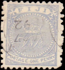 Fiji #40, Incomplete Set, 1879, Used