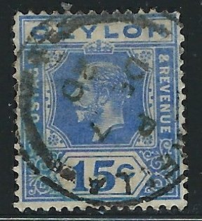 Ceylon 206 Used 1912 issue (fe3454)