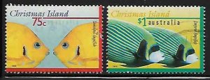 Christmas Island 374-5 Fish Used