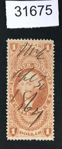 US STAMPS # R66c USED $28 LOT #31675