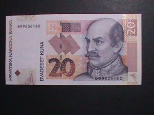 ​CROATLA-2012 TWENTY KUNA - CURRENCY UNCIRCULATED-VF WE SHIP TO WORLD WIDE