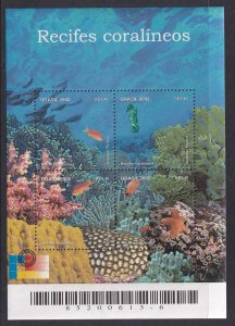 Brazil 2846 Marine Life Souvenir Sheet MNH VF