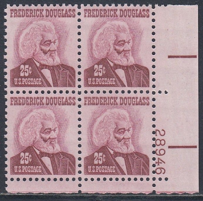 Scott 1290 MNH LR Pl Blk 28946 - 1965-78 Prominent Americans Issue